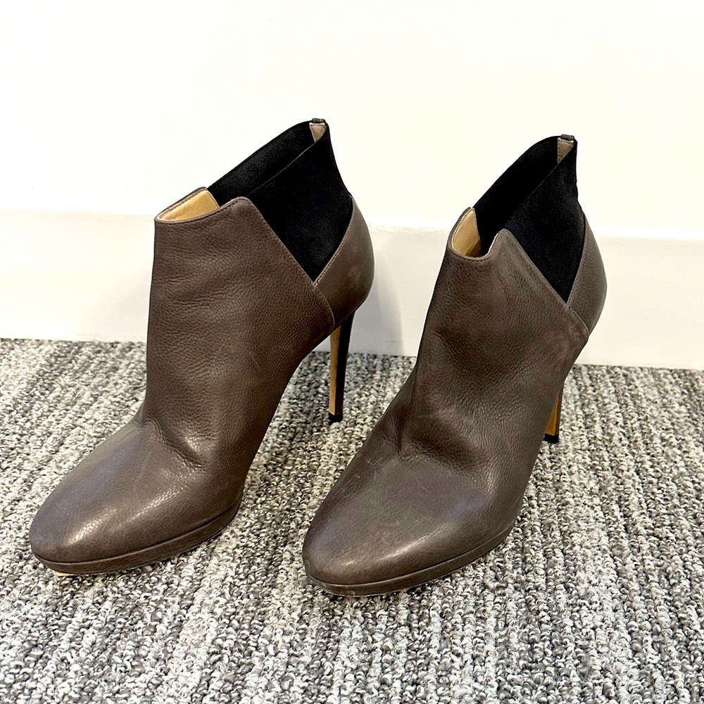Jimmy Choo Taupe Booties